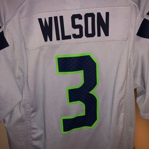 Official Seattle Seahawk Jersey: #3 Wilson